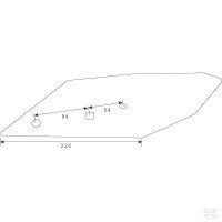 Dłuto lemiesza, prawe C2SP Lemken 3364154 | poltechparts.pl