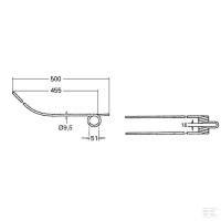 Zęby sprężyste org. Kuhn | poltechparts.pl