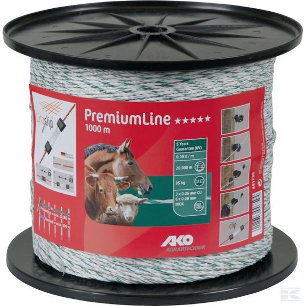 Plecionka Premium Line, 1000 m AKO — 4417… | poltechparts.pl