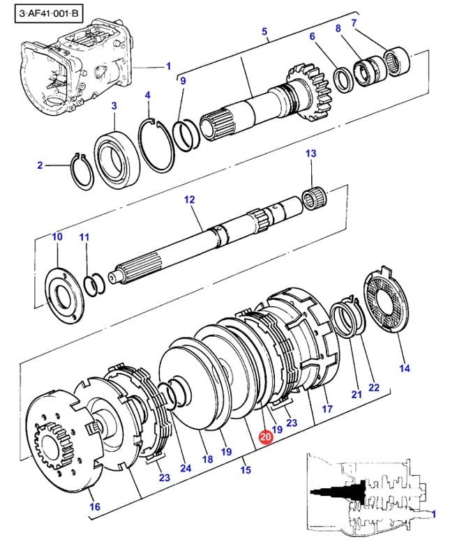 Pierścień oring kosza  3760819M1 | poltechparts.pl