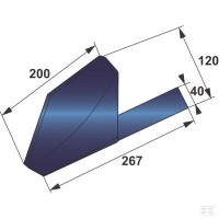 Krój nożowy płozu l.  172323 | poltechparts.pl