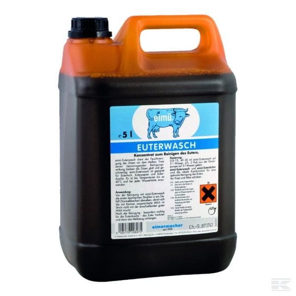 Preparat do przedudojowej higieny wymion Euterwash, 5 l  1580076500