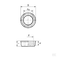 Nakrętka nasadowa Arag 1 1/2" 2002060 | poltechparts.pl