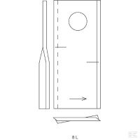 Nóż, lewy JF-Stoll | poltechparts.pl