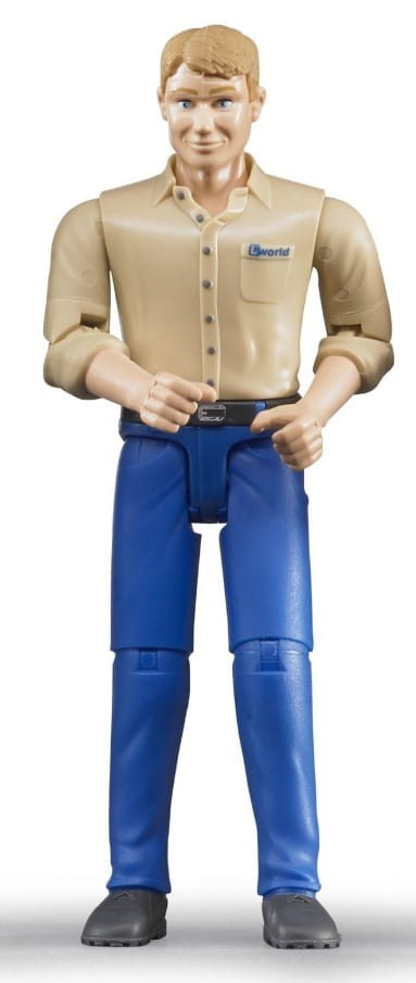 Figurka mężczyzny w niebieskich dżinsach U60006