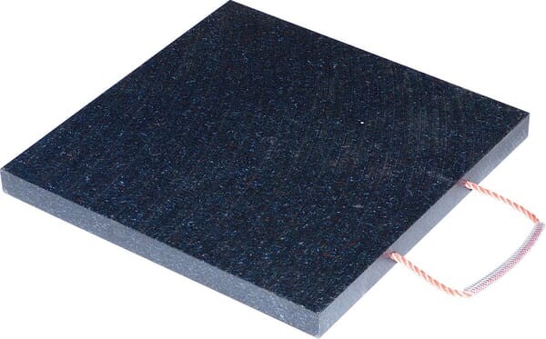 Płytka stempla, tworzywo