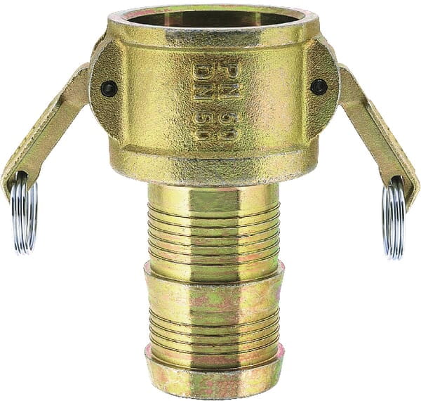 Złącze do zaprawy z tuleją na wąż mosiądz Camlock Lüdecke, 25 mm