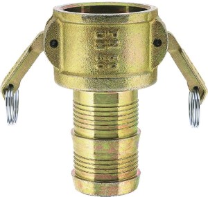 Złącze do zaprawy z tuleją na wąż mosiądz Camlock Lüdecke, 25 mm