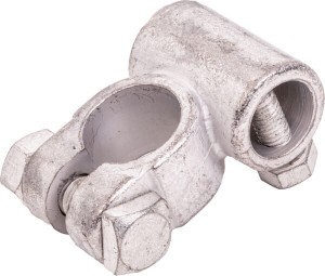 Zacisk akumulatora ujemny (-) pasujący do kabla o przekroju do 120 mm²