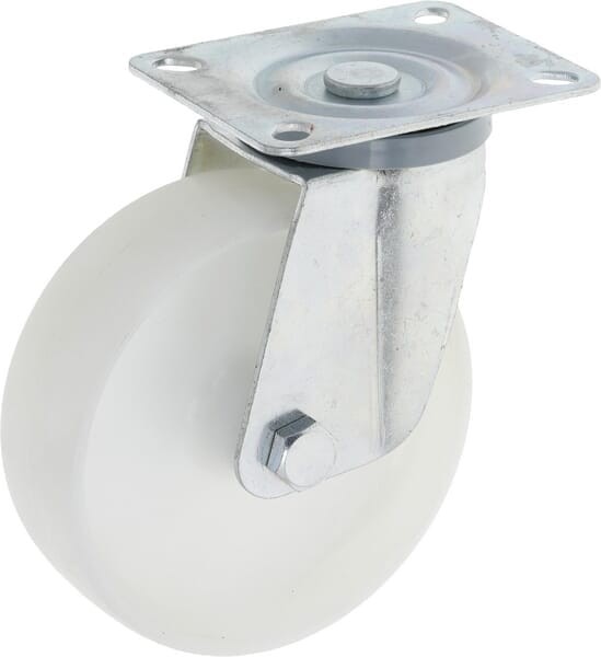 Koło skrętne PA Ø 125x40 mm podstawa montażowa: 100x80 mm nośność 110 kg Ro-Carr