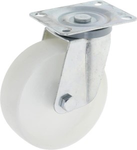 Koło skrętne PA Ø 125x40 mm podstawa montażowa: 100x80 mm nośność 110 kg Ro-Carr