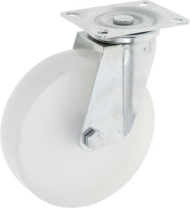 Koło skrętne PA Ø 150x40 mm podstawa montażowa: 100x80 mm nośność 120 kg Ro-Carr