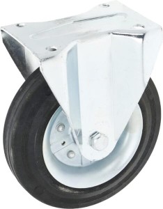 Koło stałe metalowo gumowe z łożyskiem rolkowym Ro-Carr, 200 mm