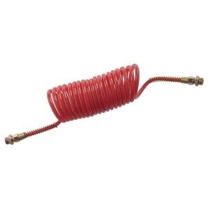 Przewód pneumatyczny spiralny, M22 x 1,5, czerwona