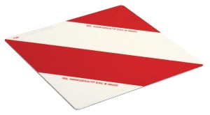 Tablica ostrzegawcza, 285 mm x 285 mm, ocynk