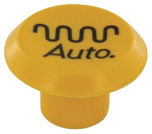 Symbol przełącznika, Auto Vibration, okrągły, żółty