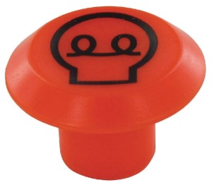 Symbol przełącznika, Start, okrągły, żółty