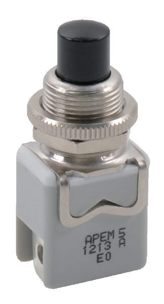 Przełącznik wciskany MOM 12 mm (zestyk zwierny)