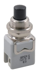 Przełącznik wciskany MOM 12 mm (zestyk zwierny)