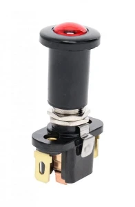 Pull switch, LED, red, ON/OFF