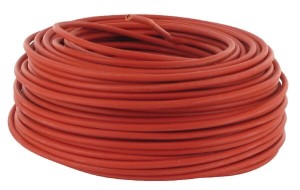 Przewód elektryczny 1-żyłowy, czerwony 1 x 6.0 mm² 50 m