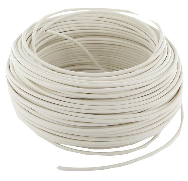 Przewód elektryczny 1 x 1.5 mm² biały 50 m