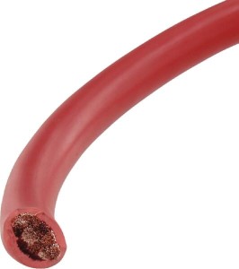 Przewód elektryczny 1-żyłowy, czerwony 1 x 70 mm² 25 m