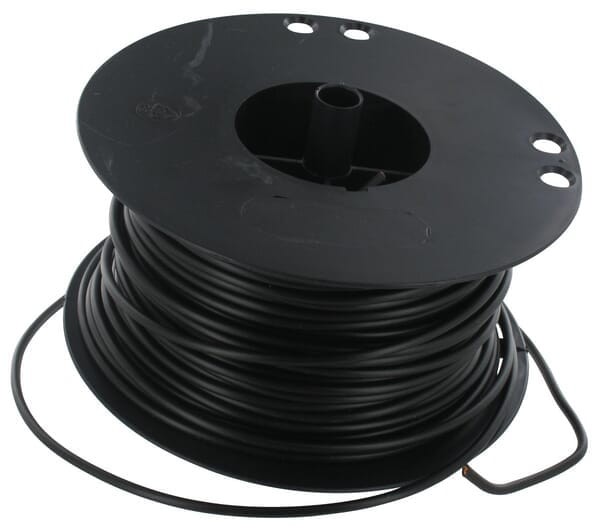 Przewód elektryczny 1 x 2.5 mm² czarny 50 m