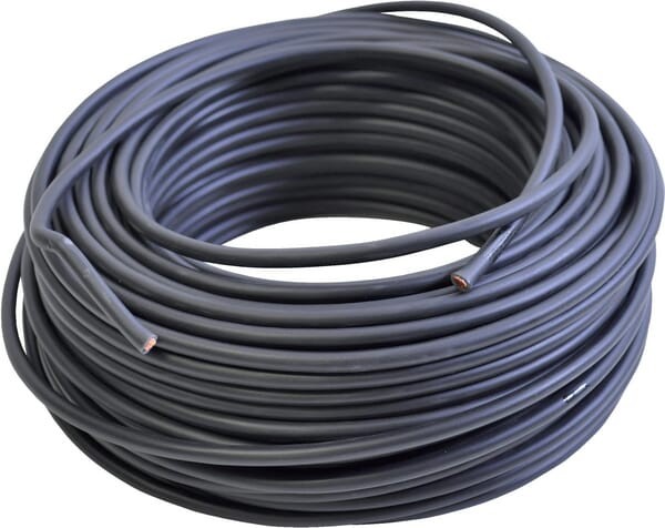 Przewód elektryczny 1-żyłowy, czarny 1 x 10 mm² 50 m
