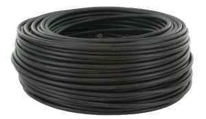 Przewód elektryczny 1-żyłowy, czarny  1 x 4.0 mm² 50 m