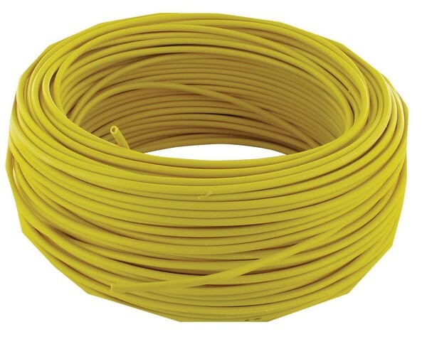 Przewód elektryczny 1 x 1.5 mm² żółty 50 m