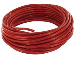Przewód elektryczny 1-żyłowy, czerwony 1 x 25 mm² 25 m