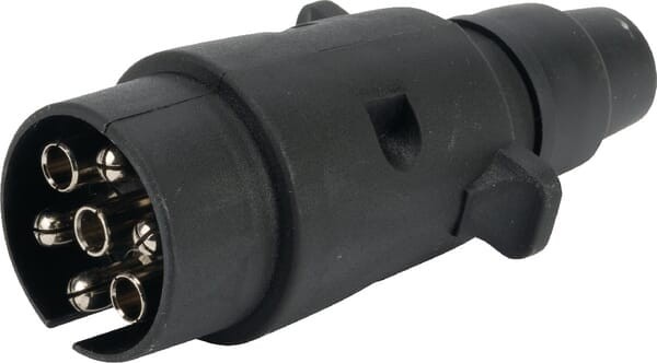 Wtyczka 7-styk. 12V z tworzywa