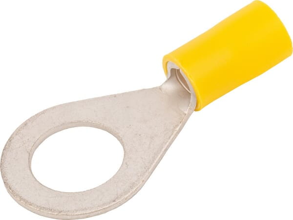 Końcówka przewodu oczkowa, żółta, 4-6 mm² Ø 10 mm 50 szt. Kramp