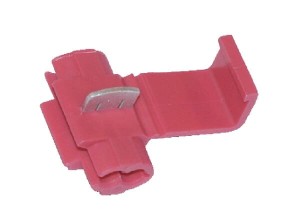Złącze przewodu Scotchlok z blokadą czerwone 0.3-0.75 mm²
