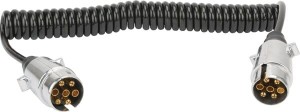 Przewód spiralny 12V / 7-żyłowy L=3.50 m