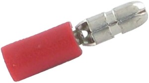 Końcówka przewodu tulejkowa, wtyczka męska, czerwona, 0.5-1 mm² 4 mm, Kramp