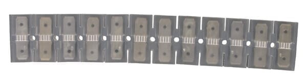 Złącze przewodu izolowane 12-biegunowe 6.3x0.8 mm