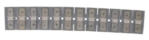 Złącze przewodu izolowane 12-biegunowe 6.3x0.8 mm