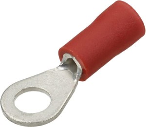 Końcówka przewodu oczkowa czerwona 0.5-1.0 mm², M4