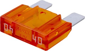 Bezpiecznik płaski Maxi, 32V 40A L=34.3 mm pomarańczowy op. 10 szt. iMaXX
