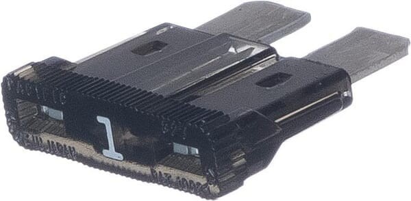 Bezpiecznik płaski, 32V 1A L=18.6 mm czarny iMaXX