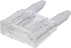 Bezpiecznik płaski Mini, 32V 25A L=16.3 mm biały op. 50 szt. iMaXX