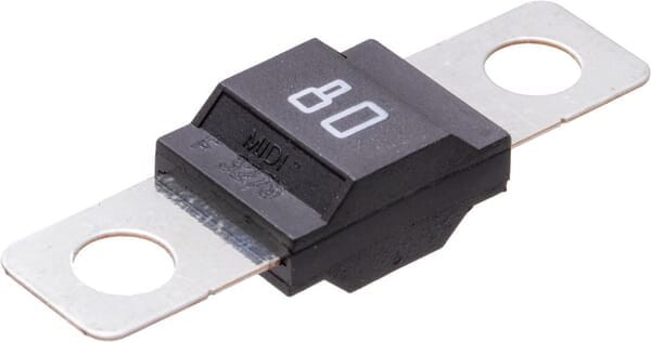 Bezpiecznik, Midi 32V 80A L=41 mm biały op. 1 szt.
