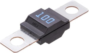 Bezpiecznik, Midi 32V 100A L=41 mm niebieski op. 1 szt.