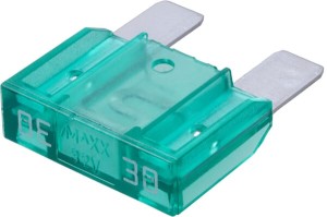 Bezpiecznik płaski Maxi, 32V 30A L=34.3 mm zielony op. 10 szt. iMaXX