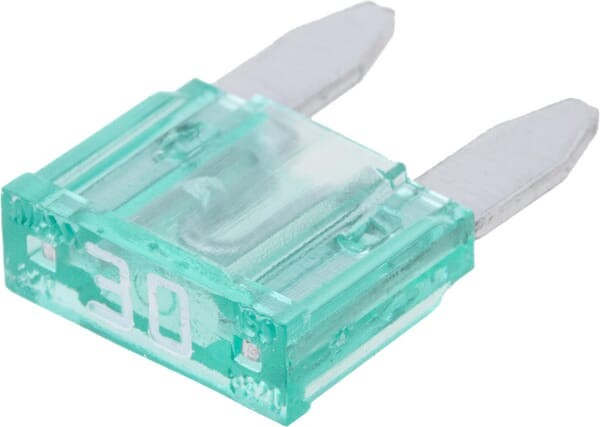 Bezpiecznik płaski Mini, 32V 30A L=16.3 mm zielony op. 50 szt. iMaXX