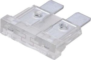 Bezpiecznik płaski, 25A L=20 mm biały op. 100 szt. iMaXX