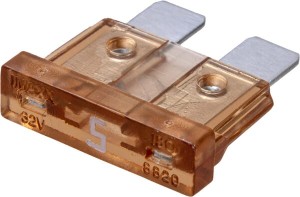Bezpiecznik płaski, 5A L=20 mm brązowy op. 100 szt. iMaXX