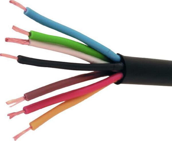 Przewód elektryczny YLY-S, 6 x 0,6 mm 2 + 1 x 1 mm 2